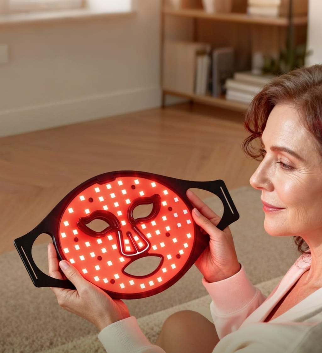 VivaLumin INIA Red Light Therapy LED Face Mask